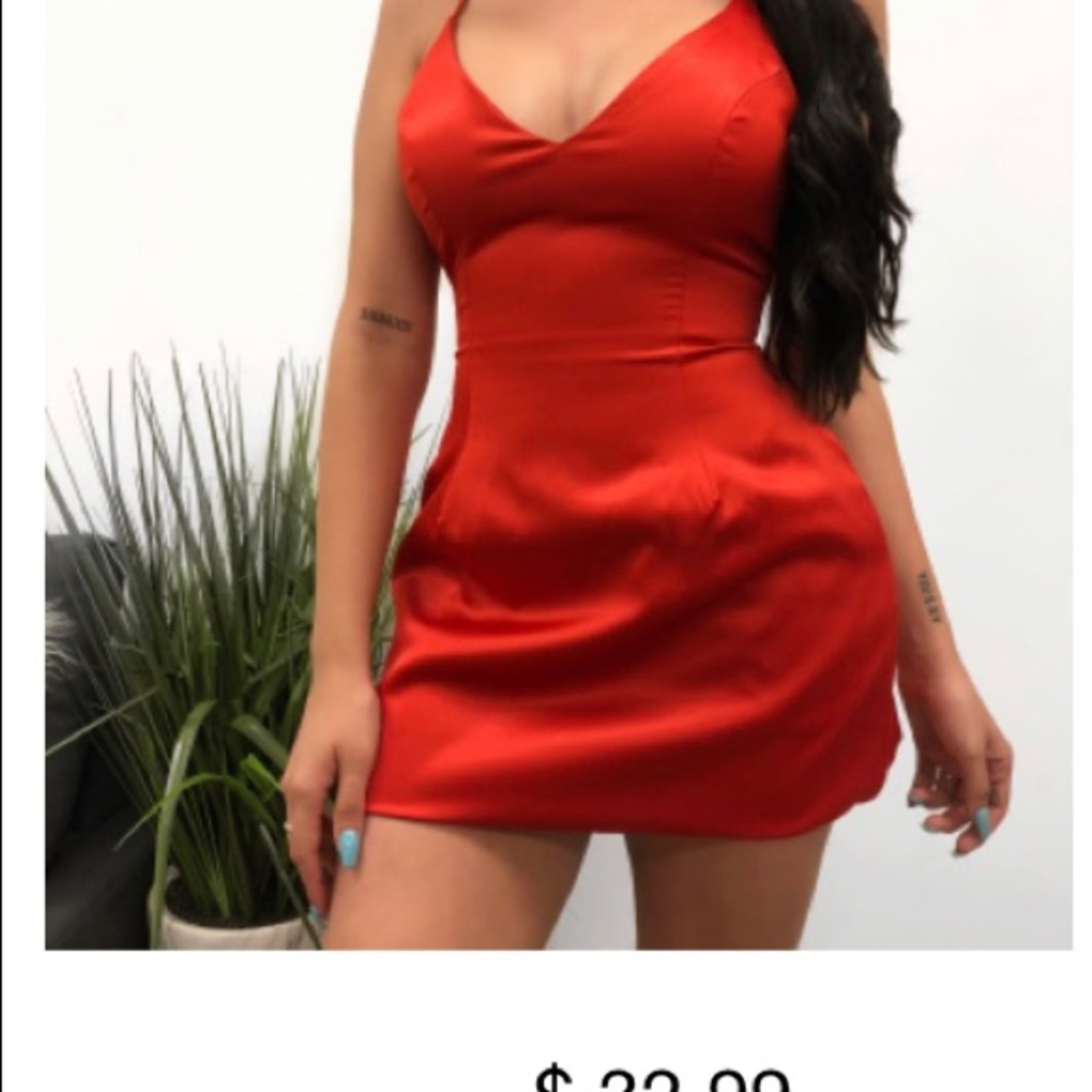 Red dress